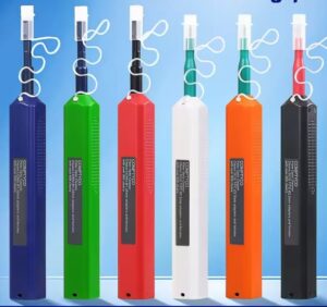 Pluma de limpieza SC/FC/ST/E2000 para conectores de fibra óptica de 2,5mm LC/MU 1,25mm